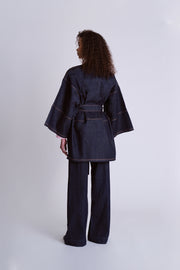 Short Kimono - Indigo