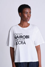 T-shirt Tokyo - Nairobi - Los Angeles - Accra