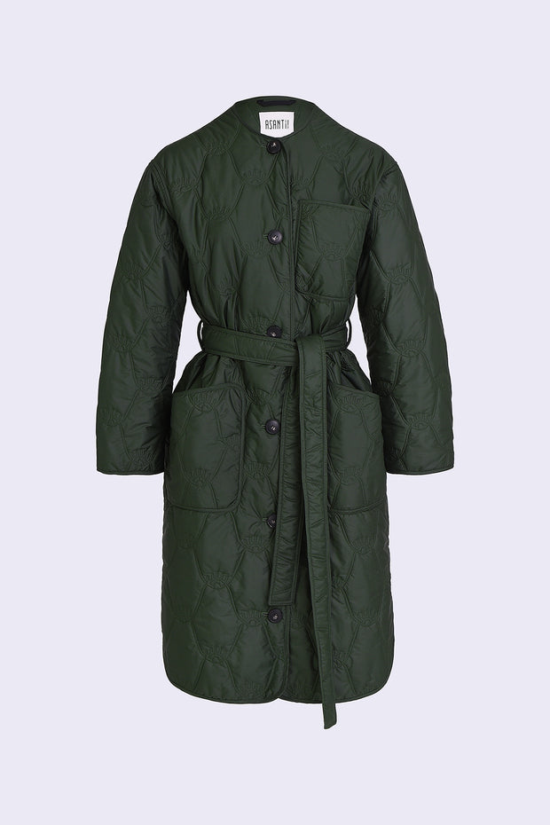 Quilted Coat - Forest