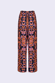 Elasticated Waist Trousers - Abstract Sunset