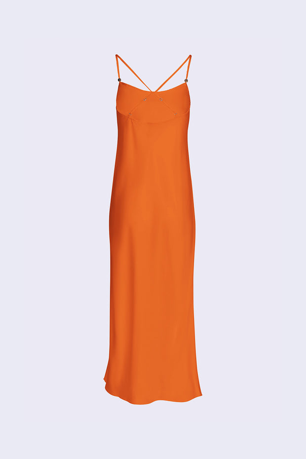 Twist Strap Cami Dress - Apricot