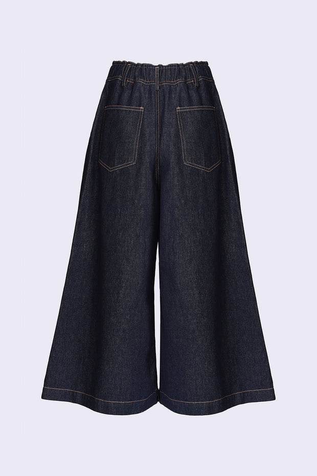 Denim Culottes - Indigo