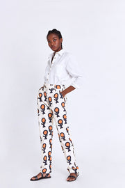 tailored single pleat trousers