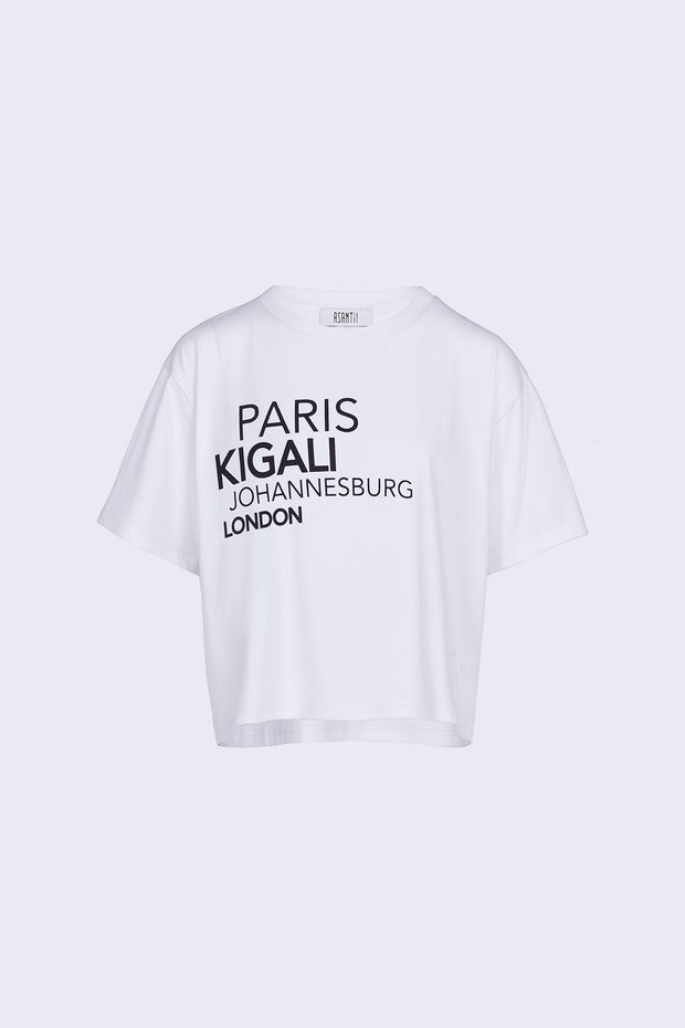 T-shirt Paris - Kigali - Jo.burg - London